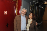 Il regista e produttore messicano Luis Estrada con Margarita Cardenas, regista e produttrice venezuelana